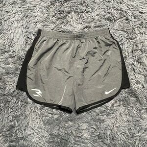Nike Dri Fit 3 Brand Gray Women's Running Shorts Size XS